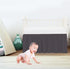 (28 52 14) Inch Crib Ruffle Bed Skirt Microfiber Nursery Bedding Skirt for Baby Girls x x - Dark Grey Solid