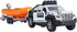 Metanyl Pickup Truck Trailer Towing Speed Boat 2 in 1 Playset Diecast Model