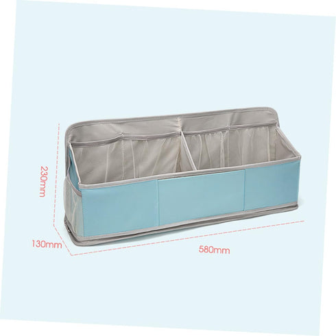 Toddmomy Hanging Diaper Organizer for Nursery Multi Functional Changing Table Storage Bag Holds Diapers Wipes