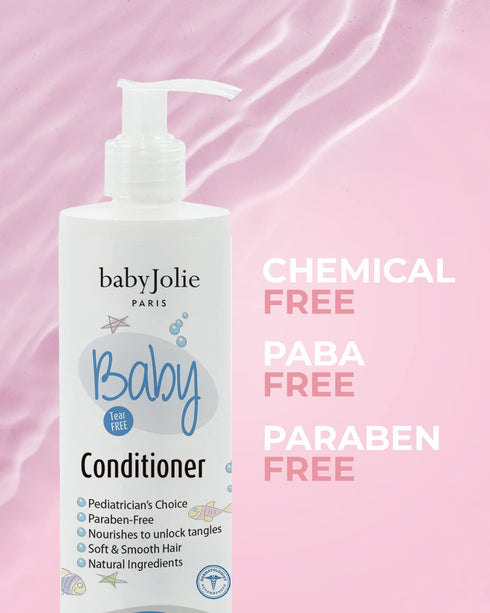 7.5oz 7.5oz Baby Jolie Tear-Free Bath Essentials for Infants and Toddlers | Shampoo + Hair Conditioner
