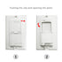 Rocker Light Switch Guard - ILIVABLE Child Proof Switch Plate Cover, Protects Lights from Accidental Use (Clear, Pack