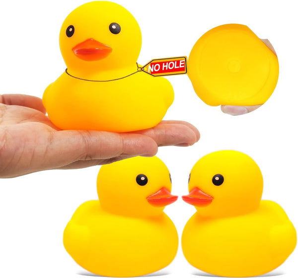 3.4 Inch 2 Pcs Kalafona Rubber Bathtub Duck/Duckie Waterproof No 'Bebe' No