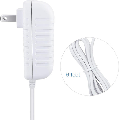 Smays 5V HB6550, HB50, 6 Charger for Hello Baby Monitor Replacement Power Adapter with Charging Cord ft