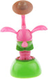 2pcs Solar Powered Car Toy Animal Dancing Dolls - Solar Powered Dancing Cactus Crane Home Ornament