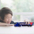 Set 2, ArtCreativity Semi Truck Toys for Boys, of Pull Back Truck Toys for Kids in Red & Blue, Trailer Trucks for Hours