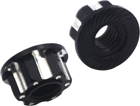 4Pcs Hexagonal Nuts - M4 Aluminum Alloy RC Wheel Hex Nuts for HSP Sakura D3 D4