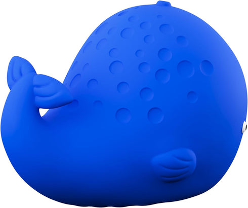 caaocho Pure Natural Rubber Bath Toy - Kala The Whale Baby Toy - Hole Free, BPA Free Bath Toys for Infants, Without