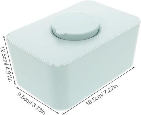 LIFKOME Wipe Container with Lid Travel Wipes Case for Home Vehicle Easy Extraction Tissue Storage Box Non Slip Wipe