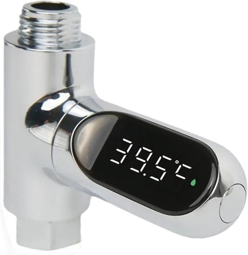 HABCGYUR Digital Gauge. Shower Thermometer LED Display Baby Bath Water Meter 360 Rotation