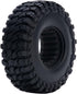 4PCS 1.0 Beadlock Wheels and Tires, Metal Wheel Hub Rubber Tires for 1/24 RC Model Car Crawler AXIAL SCX24 AXI00006