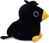 10 Inch Black Crow Plushie Toy, Stuffed Raven Animal, Cute Gift for Boys Girls