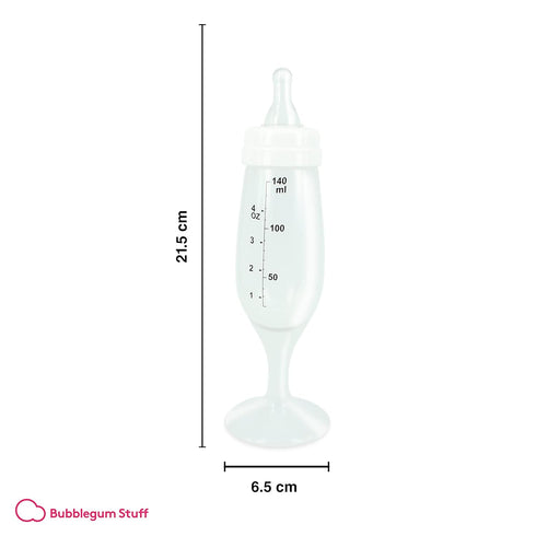Bubblegum 'Cheers' Baby Bottle in Champagne Flute Design
