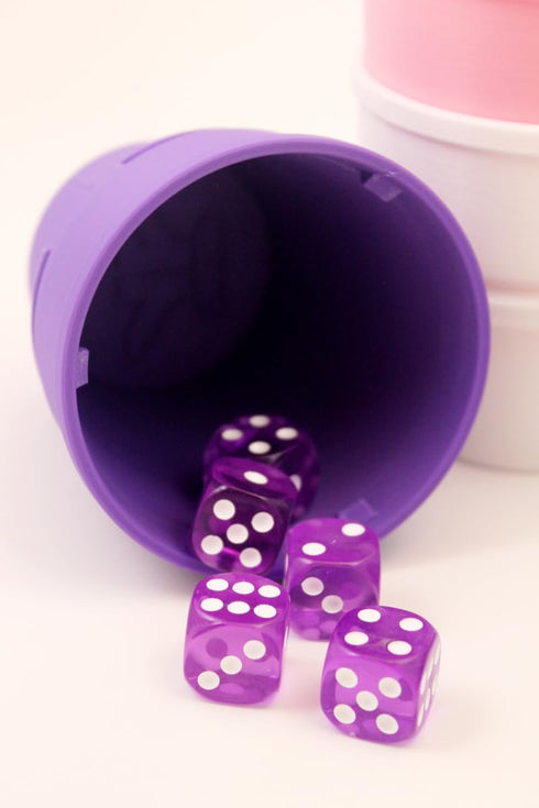 Dice Up! 10 Player Dice Game Set - Liar’s Dice, Dice Poker, Farkle, Colorful, Durable, Sustainable PLA Game