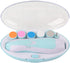 Trimmer, 6 Baby Nail Fingernails Electric Grinding Polish Device Pink Safe Baby Nail Clippers Baby Nail File Kit
