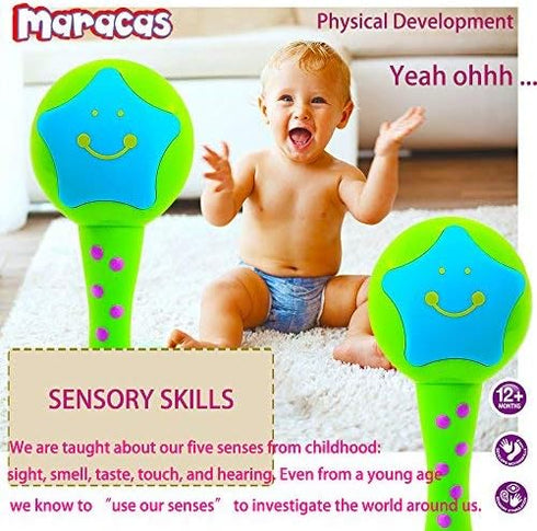 ISEE Baby Toys, Toddler Learning Musical Instruments, Preschool Musical Toys for Toddlers, Educational Drums &