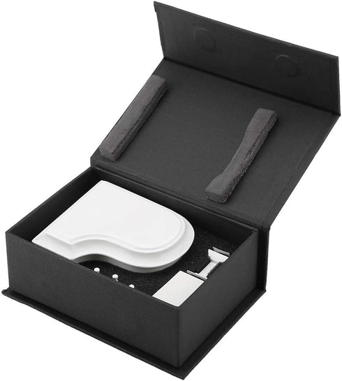 White Piano Toy with Bench and Case - Miniature Musical Model, Decoration Furniture Accessories for Birthday Gift
