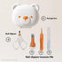 Generic Set Set, Baby Manicure with Nail Clipper, Scissors, File, Tweezer & Silicone Nasal Aspirator Safe Nail Care