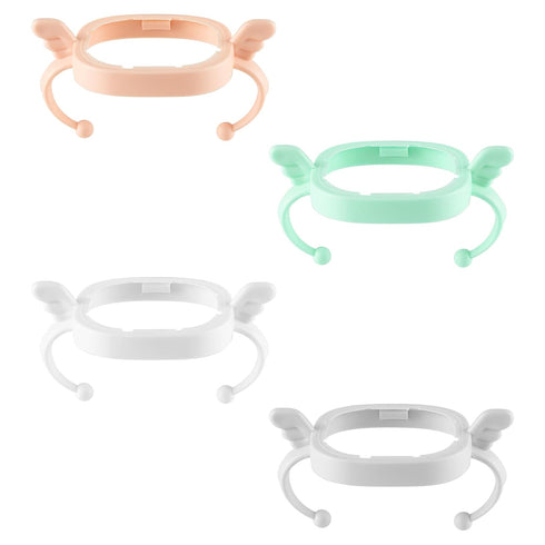 Generic Baby Bottle Handles 4 Pack, Ergonomic Compatible Baby Bottle Holder for Lansinoh