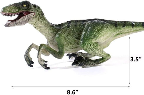 Gemini&Genius Velociraptor Dinosaur Toy for Kids, Raptor Action Figure, Dino Collection, Gifts, Room Decoration
