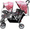 Weather Shield Double Popular Baby Rain Cover/Wind Shield for Swivel Wheel Stroller (Universal Size, Black)