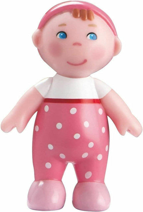 HABA Little Friends Babies Marie & Max, 2.5" Twin Baby Dollhouse Toy Figures (2 Piece Set)