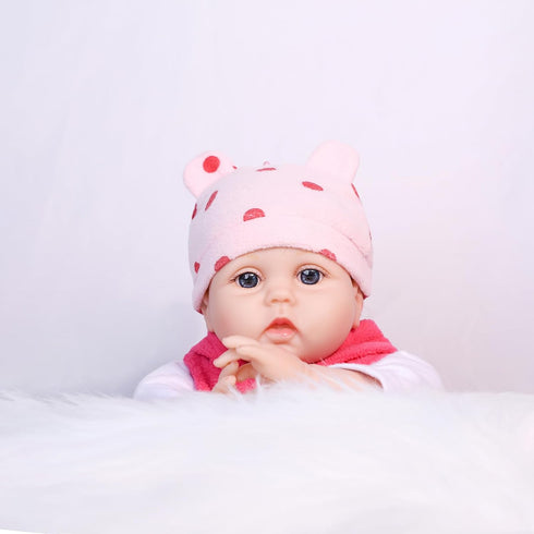Lifelike Reborn Baby Dolls, 22 Inch Realistic Silicone Doll with Feeding Kit Toys for Toddlers 1-3