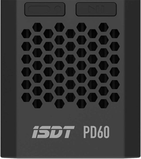 ISDT PD60S XT60 Connector Battery Balance Charger, 60W 6A, Type-C Input for 1-4S Lipo, Life, LiIon, LiHv