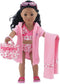 Emily Rose 18-inch Doll Clothes, 6-Piece Tankini Bathing Suit Gift Set, Compatible with 18" American Girl Dolls