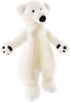 Apricot Lamb Arctic Stuffed Animals Security Blanket, White Polar Bear Infant Character, 10 Inches