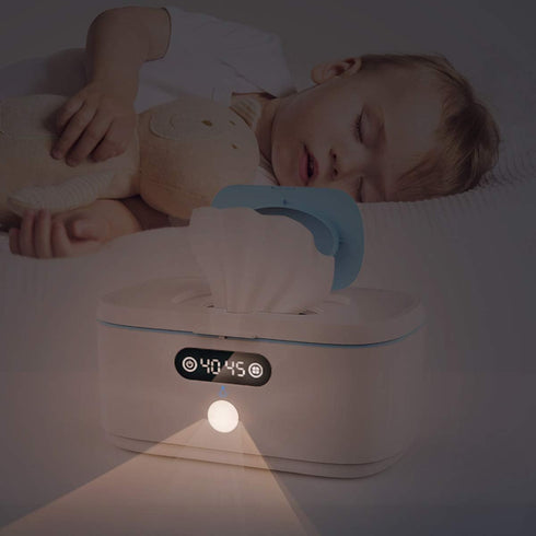 Bellababy Wipe Wamer for Vehicle and Home Use, Baby Wet Wipes Dispenser and Diaper Wipe Warmer with Night