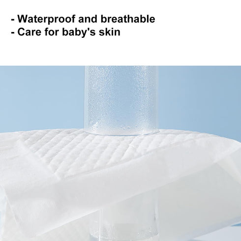(100 Pack) Disposable Changing Pad Liners Super Soft, Disposable Changing Pads, Ultra Absorbent & Waterproof - Covers
