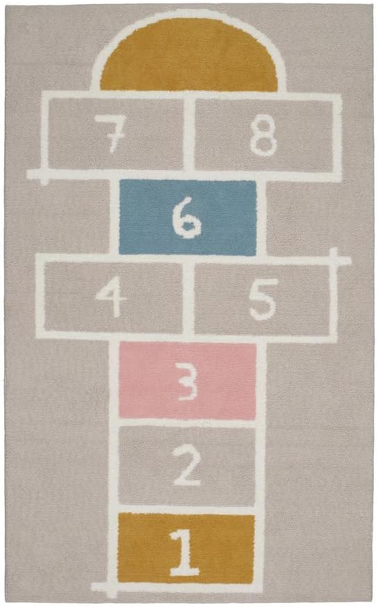 Generic Play Rug Activity Carpet for Balance and Coordination, Soft Recycled Polyester, Anti-Slip