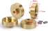 4pcs Brass SCX24 Wheel Hex Adaptor 5mm for AXI90081, AXI00001, AXI00002, 1/24 RC Car Upgrades Parts