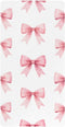 CZXW Pink Bows Ribbons Crib Sheets Fitted 52" x 28" Natural Cotton Soft