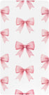 CZXW Pink Bows Ribbons Crib Sheets Fitted 52" x 28" Natural Cotton Soft
