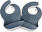 APLAINR Baby Sign Language Bib, Silicone Baby Bibs, ASL Graphics, Food Catcher,