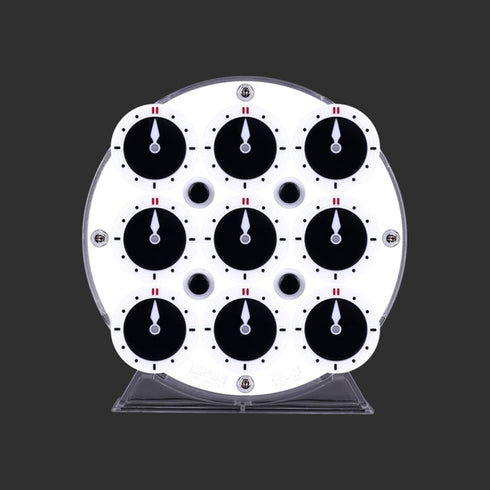 LiangCuber QY Toys Chuanshi Clock Puzzle, Magnetic Magic Clock Puzzle Educational Cube 3D Toy for Kids and Adults