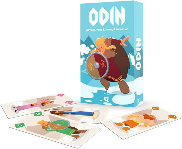 Helvetiq Odin Card Game | Viking-Themed Hand Management Strategy Game for Ages 7+, 2-6 Players