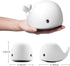 OURRY 7 Cute Whale Night Light for Kids,Kawaii Baby Night Light with LED Colors Changing,Tap Control Nursery Squishy