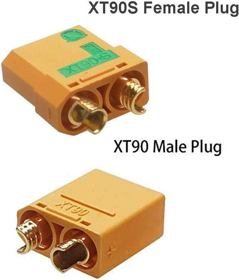 10Pcs Amass XT90 Connector Update XT90S Anti-Spark Male Female for RC FPV Lipo Battery ESC Charger Lead