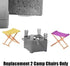 Barbie 3-in-1 DreamCamper Vehicle Playset Replacement Parts - GHL93, 2 Replacement Camp Chairs