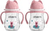 Oberni No Spill Sippy Cups, Double Sealing Leakproof Water Bottle with Weighted