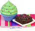 Sophia's Doll-Sized Dessert Set with 8 Pretend Treats, Sprinkled Cupcakes & Petit Fours Plus Napkins for 18" Dolls