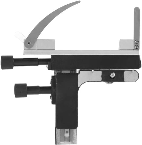 Microscope Attachable Mechanical Stage XY Moveable Stage Caliper with Scale for Microscope GBD