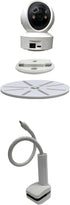 NVRTTRR 19.6 (19.6in +3 Baby Monitor Holder, for Xiaomi, TP-Link Camera Bracket, in Long Flexible Arm with Strong Clamp