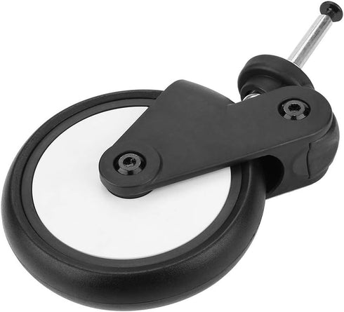 Stroller Rubber Wheels Accessory D: 13cm, Front / Rear for Yoya/ Wheel Stroller with Tools (A pair of front wheels)