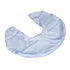 Grey & Blue Washable Nursing Pillow Cover - Soft Satin for Breastfeeding
