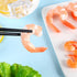 8 MAOMIA Artificial Shrimp Figures Pcs Lifelike Realistic Sea Life Seafood Model Toy for Home Kitchen Market Display