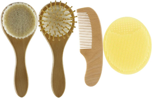 VICASKY Brush Set for Newborns Hair Brush Comb Set Comb for Bath