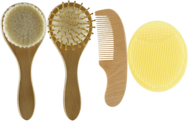 VICASKY Brush Set for Newborns Hair Brush Comb Set Comb for Bath